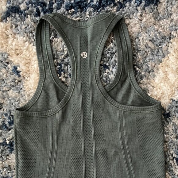 Lululemon Swiftly Tank Top, Dark Forest, 2 - Picture 4 of 6